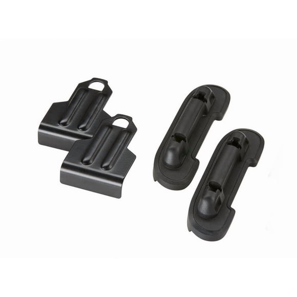 Yakima Roof Rack Mounting Kit 8006192 Roof Basket Mounting Kit; Component Clip For Yakima Roof Rack; Black; Powder Coated Stainless Steel; Set of 2