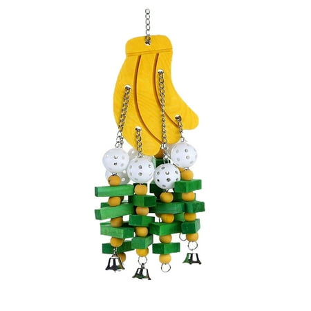 1 package New Large Parrot Bird Toys Perch Stand Budgie Cockatiel Chew Hanging Swing Type B