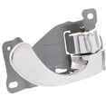 thumbnail image 3 of Interior Door Handle Compatible with 1997-2002 Mitsubishi Mirage Front or Rear, Passenger Side Chrome, 3 of 3