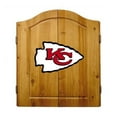 thumbnail image 5 of Denver Broncos NFL Complete Dart Board Cabinet Set (w/darts & flights), 5 of 7