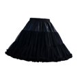 thumbnail image 1 of Baohd Jupon en Tulle Superposé Chiffon Crinoline pour Robe Costume Cosplay Noir 45cm 1Ensemble, 1 of 6