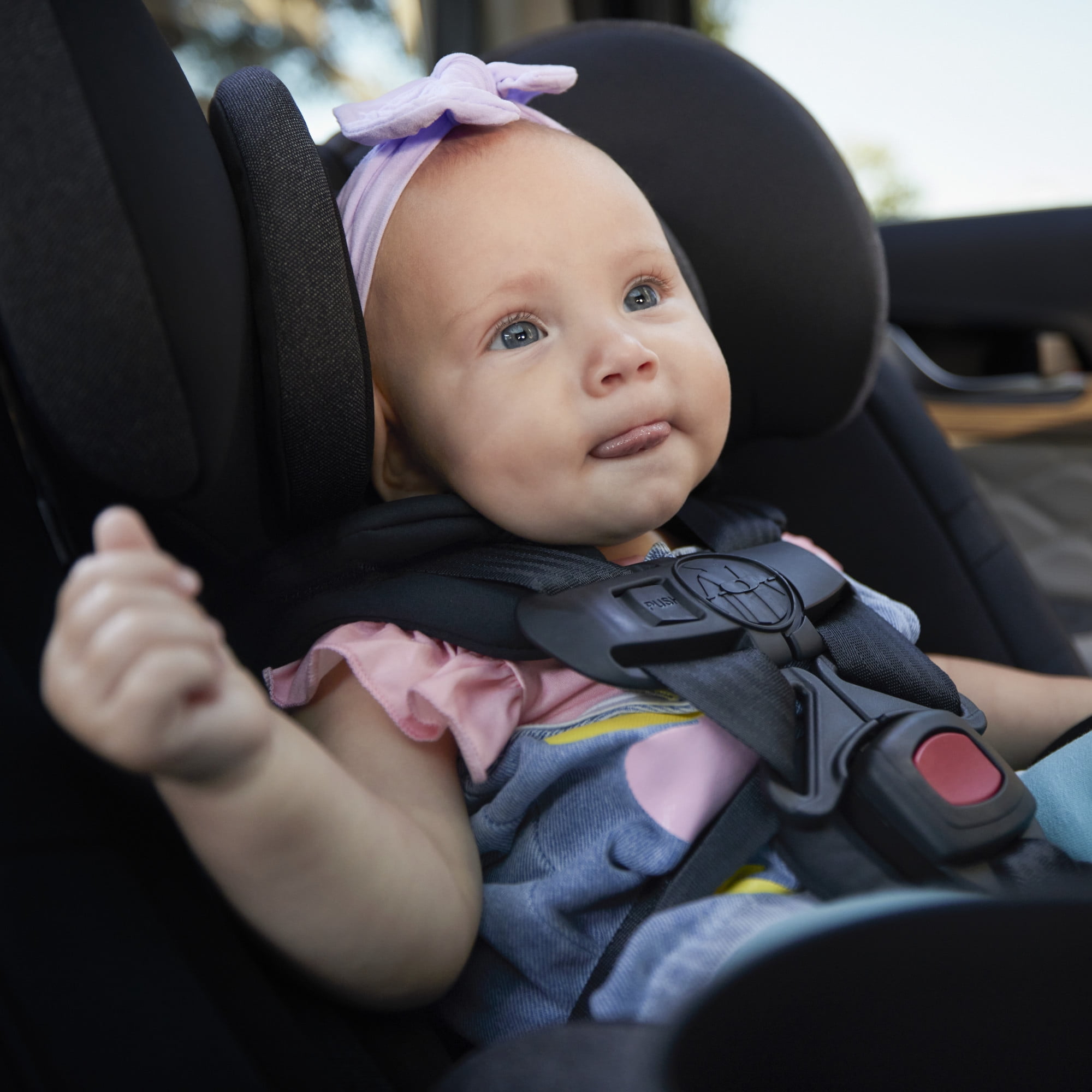 Safety 1st Grow and Go Sprint All-in-One Convertible Car Seat, Purple Cadet, Infant & Toddler, Unisex