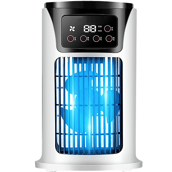 Portable Evaporative Air Cooler | Mini Air Cooler Personal Air Cooler for Home Office Bedroom | 9.5X6 in Portable Fan with Mist