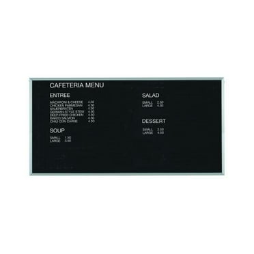 Aarco BOFD4896. Framed Letter Board Message Center