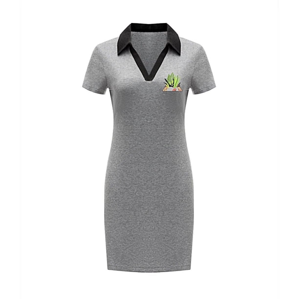 Vestido de verano para mujer, vestido informal para mujer, para el trabajo, uso diario, fiesta de viaje M