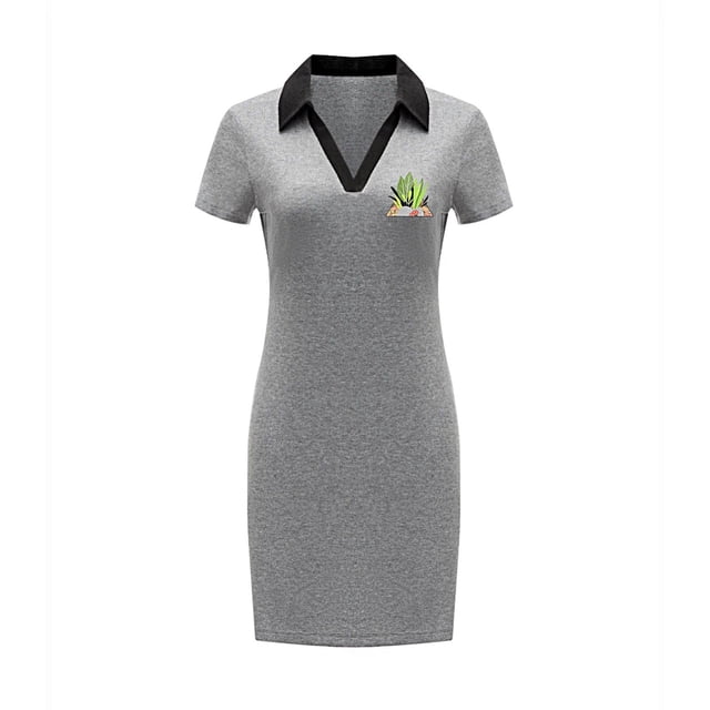 Vestido corto de verano para mujer, vestido informal para el trabajo, vacaciones, aniversario L