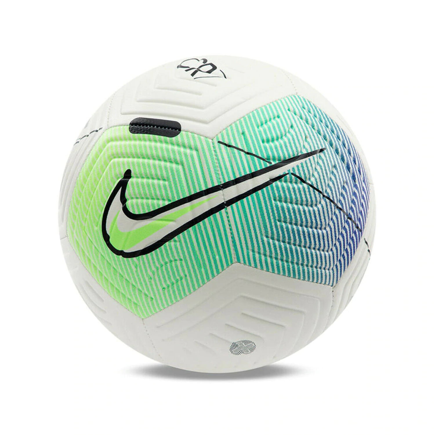 CR7 Strike Soccer Ball – White & Ghost Green with Dark Obsidian Walmart.com