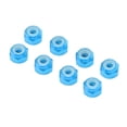 thumbnail image 2 of Tuercas de seguridad hexagonales Ticfox con inserto de revestimiento de nailon 8 piezas, 2 of 14
