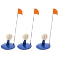 thumbnail image 3 of Wosthever 3 Pieces Ice Fishing Rod Tip Plate Portable Round Lake Flag Tackle Indicator Marker Boat with Up for Fisherman Pescar Wosthever OD006984-00, 3 of 6