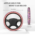 thumbnail image 5 of Balery Steering Wheel Covers Beach With Palm Trees Elastic Skidproof Steering Wheel Protective Cover Case Fit Universal Auto Accessories Decor, 5 of 8
