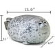 thumbnail image 2 of Almohada con foca Chubby Blob, juguete de peluche de algodón con forma de animal, lindo océano, mediano (17,6 pulgadas), 2 of 5