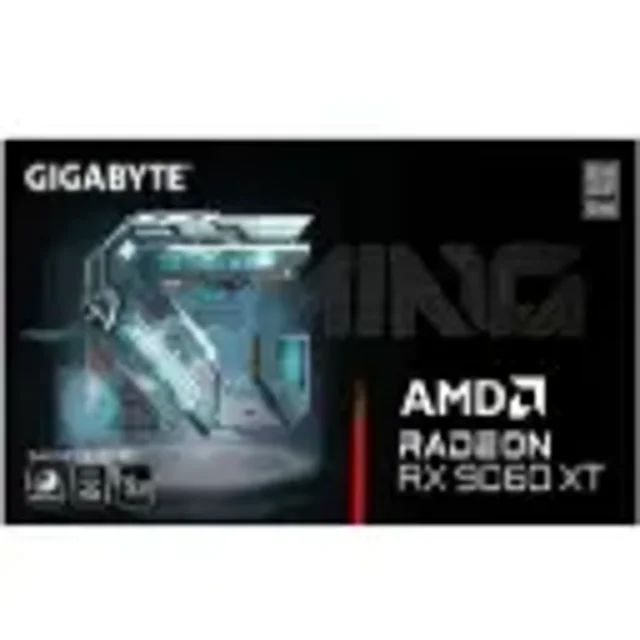 Tarjeta de video radeon rx9060xt 16gb gddr6 gigabyte gaming gv-r9060xtgaming oc ice-16gd