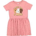thumbnail image 3 of Inktastic I Love You S'more Girls Toddler Dress, 3 of 5