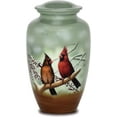 thumbnail image 2 of Personalized Urns for Human Ashes, Customized Cardinal Adult Cremation Urn, Adult Urn with Velvet Bag., 2 of 6