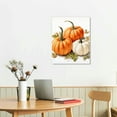 thumbnail image 2 of COMIO Art Painting Tin Sign Pumpkin Print Watercolor Pumpkin Wall Art Fall Decor Fall Print Thanksgiving Decor Pumpkin Print Fall Decor Vintage Metal Tin Sign for Home Bar Pub Cafe Farm Room, 2 of 4