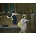 thumbnail image 2 of Forain, Jean-Louis 30x26 Gold Ornate Wood Framed with Double Matting Museum Art Print Titled - Courtroom Scene, 2 of 4