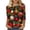 Wine, variant on Christmas Shirts for Women Glitter Xmas Tree Print 3/4 Sleeve Tops Cotton Crewneck Pullover Blouse Gifts Tunic Tshirt