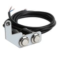 thumbnail image 2 of ANGGREK Handlebar Headlight Switch, Stainless Steel Fog Light ON OFF Switch Safe Protections Universal Rustproof Waterproof For ATV Electric Bike  , 2 of 8