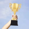 thumbnail image 4 of Pebbuoy Victory Trophy Ornament with Double Handles And Base Symbol of Honor And Success School Kindergarten Sports Academic Achievements Winner Prize Award Trophy, 4 of 6