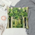 thumbnail image 2 of Nawypu  St Patricks Day Pillow Covers Spring Green Vases Lucky Clover Black Stripes Decorative Throw Pillow Cases Outdoor Farmhouse Decoration for Sofa Couch Bed, 2 of 5