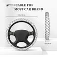 thumbnail image 5 of Daiia Cool Dog Steering Wheel Cover Auto Steering Wheel Covers Breathable Anti-Slip Steering Wheels Car Interior Decor Accessories for Men Women Universal 15 Inch, 5 of 8