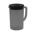 thumbnail image 2 of Jarra de plástico con tapa, gran capacidad, resistente a altas temperaturas, para agua fría, jugo, té, color negro, 2 of 14