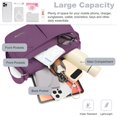 thumbnail image 4 of KXF Nylon Shoulder Bag for Women Trendy Large Capacity Handbag Multi-Pocket Crossbody Bag Fashion Handle Satchel Lightweight Waterproof Messenger Bag, 4 of 7