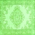 thumbnail image 1 of Ahgly Company Indoor Square Abstract Green Contemporary Area Rugs, 5' Square, 1 of 1