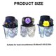 thumbnail image 3 of Unique Bright Hat Entertainment Fashion Hat Carnivals Hat Personality Accessory for Parties and Festivals Yellow, 3 of 4