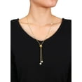 thumbnail image 4 of Everly Women's Cultured Pearl 18k Yellow Gold Plated Necklace, 4 of 5