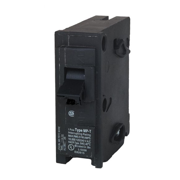 Interruptor automático Murray MP150 de 50 amperios, un polo, 120 V