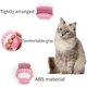 thumbnail image 2 of Peine de masaje para gatos (3 unidades), cepillo para quitar pelo de mascotas, peine para quitar pelo enmarañado, nudos y enredos (morado), 2 of 5