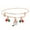 H, variant on Jewelry VerPetridure Christmas Bracelet Charms For Women Girls Thanksgiving Holiday Bell Santa Expandable Crystal Bracelet Jewelry