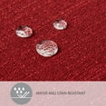 thumbnail image 6 of TOWN & COUNTRY LIVING Harper Stain and Water Resistant Reversible Placemat 4-Pack Set, Deep Redwood, 13"x17.5", 6 of 7