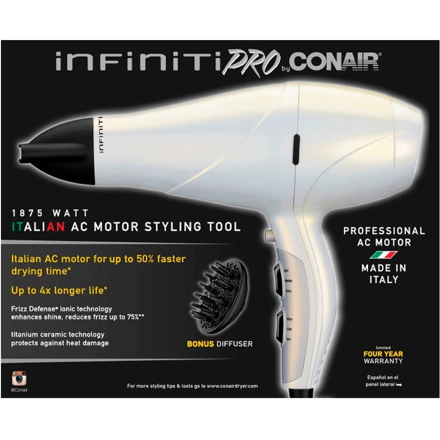 Conair Infiniti Pro 1875 Watt Italian AC Motor Hair Styling Tool, Model