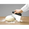 thumbnail image 3 of Soro Essentials - Juego de 2 raspadores de masa de acero inoxidable de 6" con mango de plástico - Raspador de repostería, cortador de pizza y masa, raspador multiusos, cortador de pizza, picador de, 3 of 8