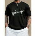 thumbnail image 1 of Camiseta gráfica moderna para hombre - Cuello redondo informal, lavable a máquina - Perfecta para verano y tiempo libre, 1 of 7