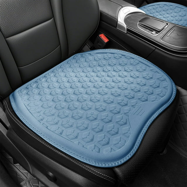 Rewenti Cold Gel Car Seat Cushion Fart Pad office Pad Breathable and Comfortable All-Weather Ice Cloth Cool Pad