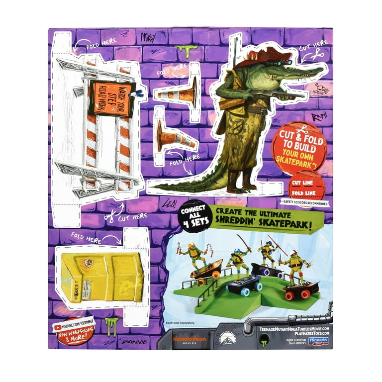 Teenage Mutant Ninja Turtles Build N' Shred Skatepark with Skater