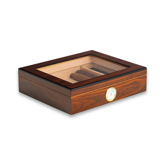 Bey-Berk Finley 12 Cigar Humidor in Brown at Nordstrom