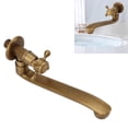 thumbnail image 1 of Antique Garden Faucet with Extended , Vintage Design, Single Cold Water Control, Copper Material, Freeze, 1 of 8