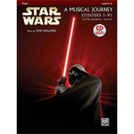 Alfred Star Wars® Instrumental Solos (Movies I-VI)-Flute (Book and CD)
