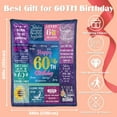thumbnail image 2 of 30th Birthday Gifts Blanket for Her, 30th Birthday Decorations Blanket for Women Men 30 Year Old Birthday Gifts Ideas for Sister Friend Wife Husband Throw Blankets 50" x 60", 2 of 6