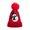 Red, variant on nvzhuang Baby Christmas Winter Hat Cute Snowman Wool Knit Beanie Warm Cap for Infant Newborn Cold Weather Accessories