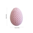 thumbnail image 3 of Huevo de Pascua Tejido a Crochet Relleno de Espuma, Ornamento Suave de Forma Ovalada, Decoración Hecha a Mano para Canastas, Mesas y Hogar, 3 of 6