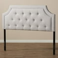 thumbnail image 4 of Baxton Studio Mars Modern and Contemporary Greyish Beige Fabric Full Size Headboard, 4 of 13