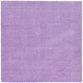 thumbnail image 1 of Unique Loom 3126219 Tapis Carré Shag Solide 8 Pi. 2 Po. x 8 Pi. 2 Po., Lilas, 1 of 10