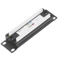 thumbnail image 2 of Wiring Bracket, 8 Ports Patch Panel 0.17dB Return Loss Easy To Install With Screws And Cable Ties For 23-28AWG Cable, 2 of 8