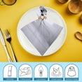 thumbnail image 6 of WERPE Giraffe Polyester Cloth Napkins Home Decor Party Dinner Decoration Washable Napkins 4 PCS, 6 of 7