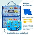 thumbnail image 4 of Wildkin Kids Insulated Reusable Lunch Bag (On the Go Blue), 4 of 6